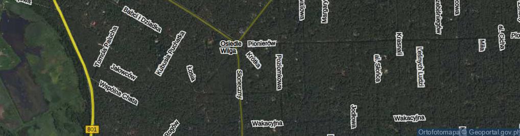 Zdjęcie satelitarne Krótka ul.